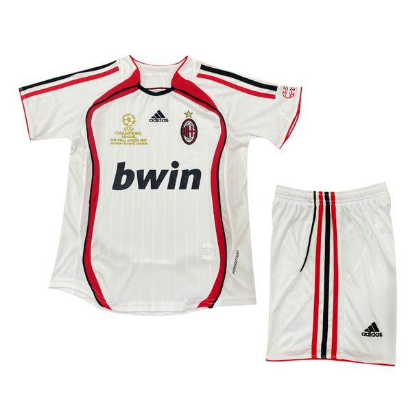 AC Milan 06/07 Kid's Away Retro Mini-Kit UCL Edition