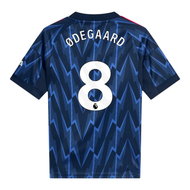 ØDEGAARD #8 Arsenal 25/26 Kid's Away Mini-Kit - PL Font