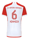KIMMICH #6 Bayern Munich 23/24 Stadium Men's Home Shirt