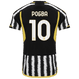 POGBA #10 Juventus 23/24 Stadium Men's Home Shirt