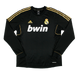Real Madrid 11/12 Men's Away Retro Long Sleeve Shirt