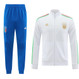 Italy 24/25 Men's White Long Zip Jacket