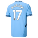 DE BRUYNE #17 Manchester City 24/25 Stadium Men's Home Shirt - PL Font