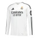 Real Madrid 24/25 Kid's Home Long Sleeve Shirt and Shorts