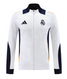 Real Madrid 24/25 Men's White-Navy Long Zip Jacket