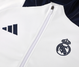 Real Madrid 24/25 Men's White-Navy Long Zip Jacket