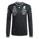 Mercedes-AMG 2025 Black Authentic Long Sleeve Driver T-Shirt