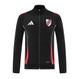River Plate 25/26 Men's Black Long Zip Jacket