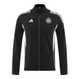 Newcastle United 25/26 Men's Black Long Zip Windbreaker