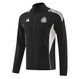 Newcastle United 25/26 Men's Black Long Zip Windbreaker
