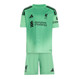 Liverpool 25/26 Kid's Green Goalkeeper Mini-Kit
