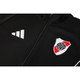 River Plate 25/26 Men's Black Long Zip Jacket