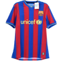Barcelona 09/10 Men's Home Retro Shirt