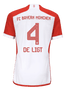 DE LIGT #4 Bayern Munich 23/24 Authentic Men's Home Shirt