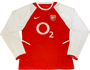 Arsenal 02/04 Men's Home Retro Long Sleeve Shirt