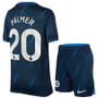 PALMER #20 Chelsea 23/24 Kid's Away Shirt and Shorts - PL Font
