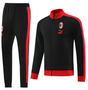 AC Milan 23/24 Men's Black-Red Long Zip Jacket