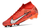 Nike Zoom Mercurial Superfly 9 Elite MDS FG Firm Football Boots - Bright Mandarin