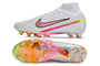 Nike Air Zoom Mercurial Superfly 9 Elite AG Football Boots - White/Multicolor