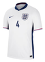 RICE #4 England 2024 Stadium Men's Home Shirt