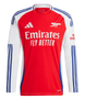 ØDEGAARD #8 Arsenal 24/25 Men's Home Long Sleeve Shirt - Arsenal Font