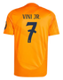 VINI JR #7 Real Madrid 24/25 Authentic Men's Away Shirt