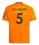 BELLINGHAM #5 Real Madrid 24/25 Kid's Away Shirt and Shorts