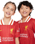 M.SALAH #11 Liverpool 24/25 Kid's Home Shirt and Shorts - PL Font