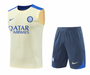 Inter Milan 24/25 Men's Light Yellow Training Tank Top