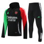 Arsenal 24/25 Men's Black Hoodie Tracksuit