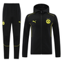 Borussia Dortmund 24/25 Men's Black Long Zip Hoodie