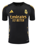 Real Madrid 24/25 Men's Black-Gold Training Shirt