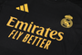 Real Madrid 24/25 Men's Black-Gold Training Shirt