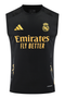 Real Madrid 24/25 Men's Black-Gold Training Tank Top