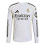 Real Madrid 25/26 Authentic Men's Home Long Sleeve Shirt