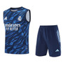 Real Madrid 25/26 Men's Blue Training Tank Top