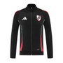 River Plate 25/26 Men's Black Long Zip Jacket
