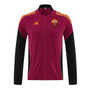 AS Roma 25/26 Men's Red Long Zip Windbreaker