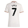 SAKA #7 Arsenal 25/26 Women's Third Shirt - PL Font