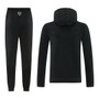 Chelsea 25/26 Men's Black Long Zip Hoodie Tracksuit