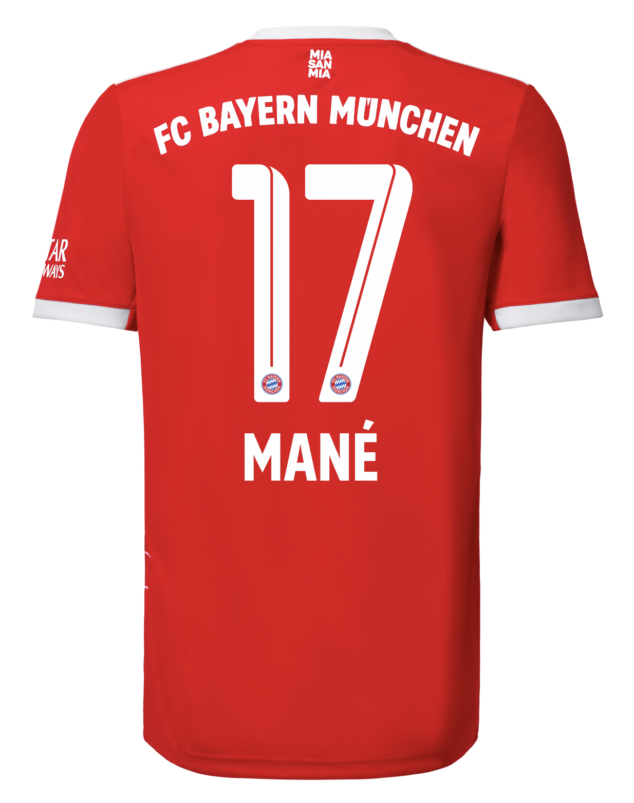 MANÉ #17 Bayern Munich 22/23 Stadium Men's Home Shirt
