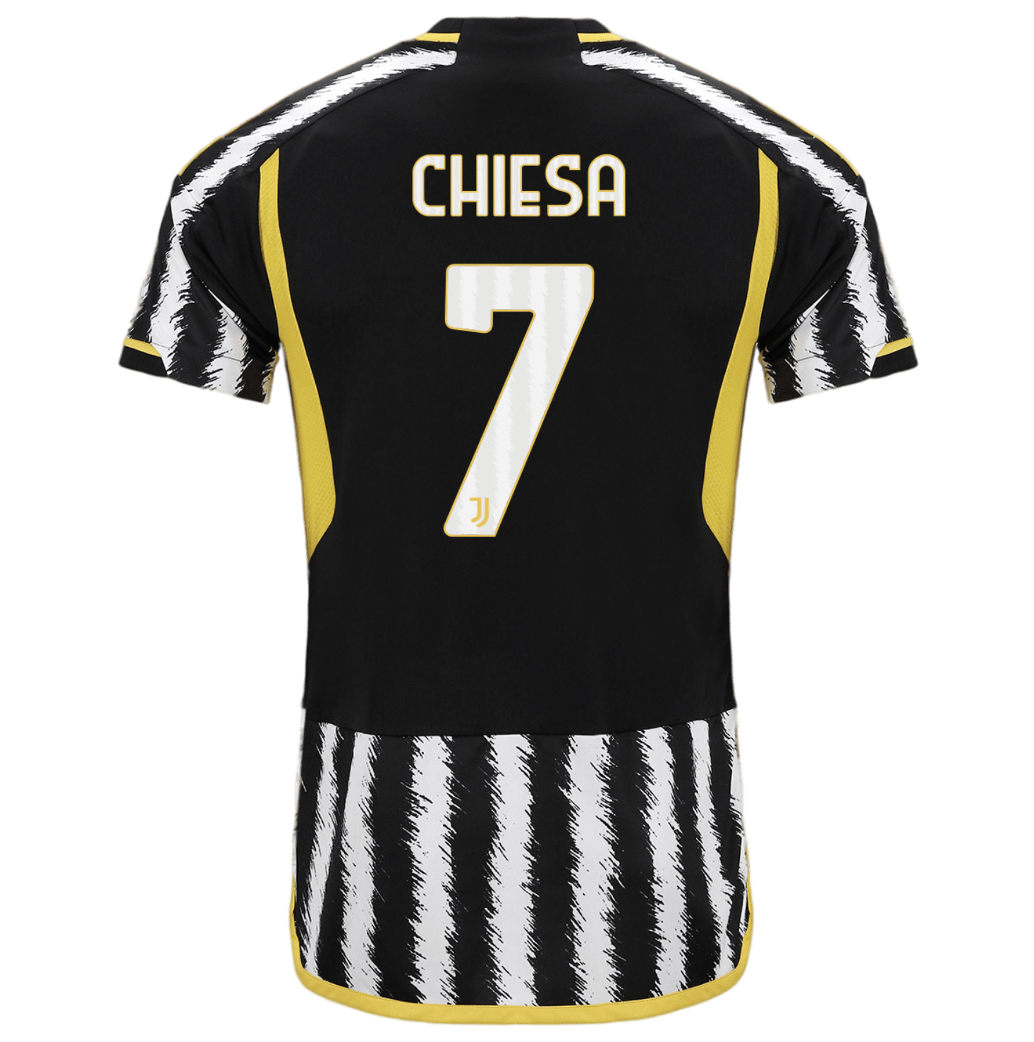 CHIESA #7 Juventus 23/24 Authentic Men's Home Shirt