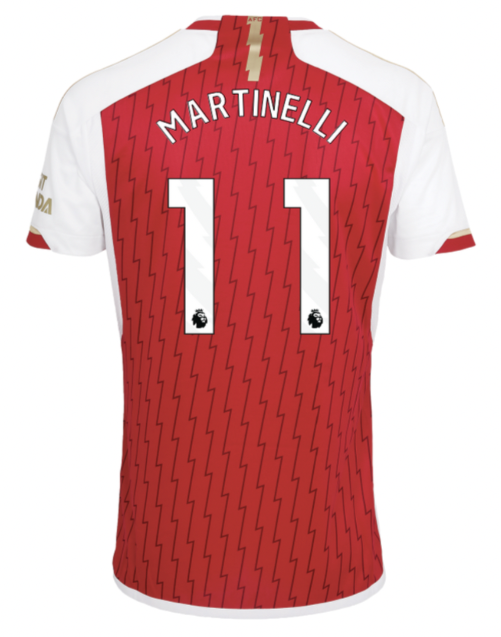 MARTINELLI #11 Arsenal 23/24 Stadium Men's Home Shirt - PL Font