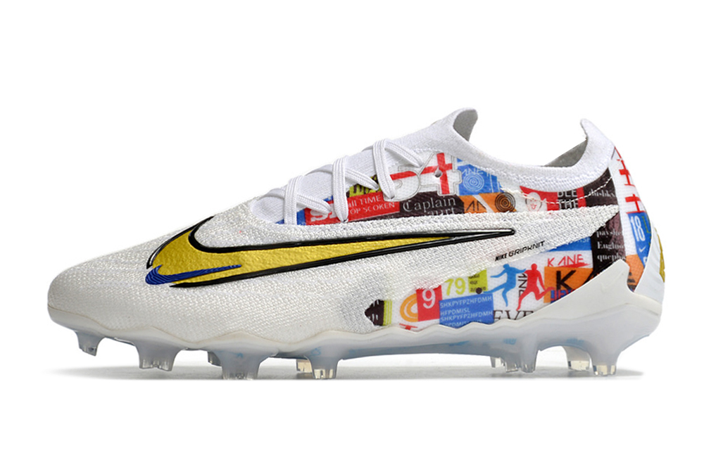Nike Phantom GX Elite FG Football Boots - White/Multicolor