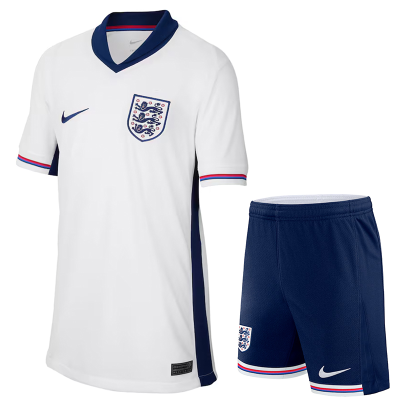 England 2024 Kid's Home Shirt and Shorts
