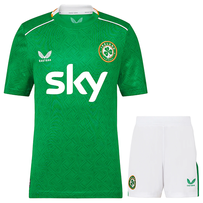 Ireland 24/25 Kid's Home Shirt and Shorts