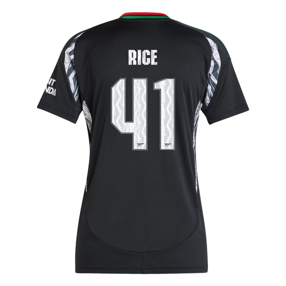 RICE #41 Arsenal 24/25 Women's Away Shirt - Arsenal Font