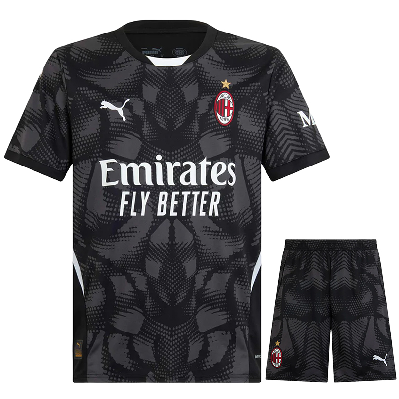 AC Milan 24/25 Kid's Home Goalkeeper Shirt and Shorts