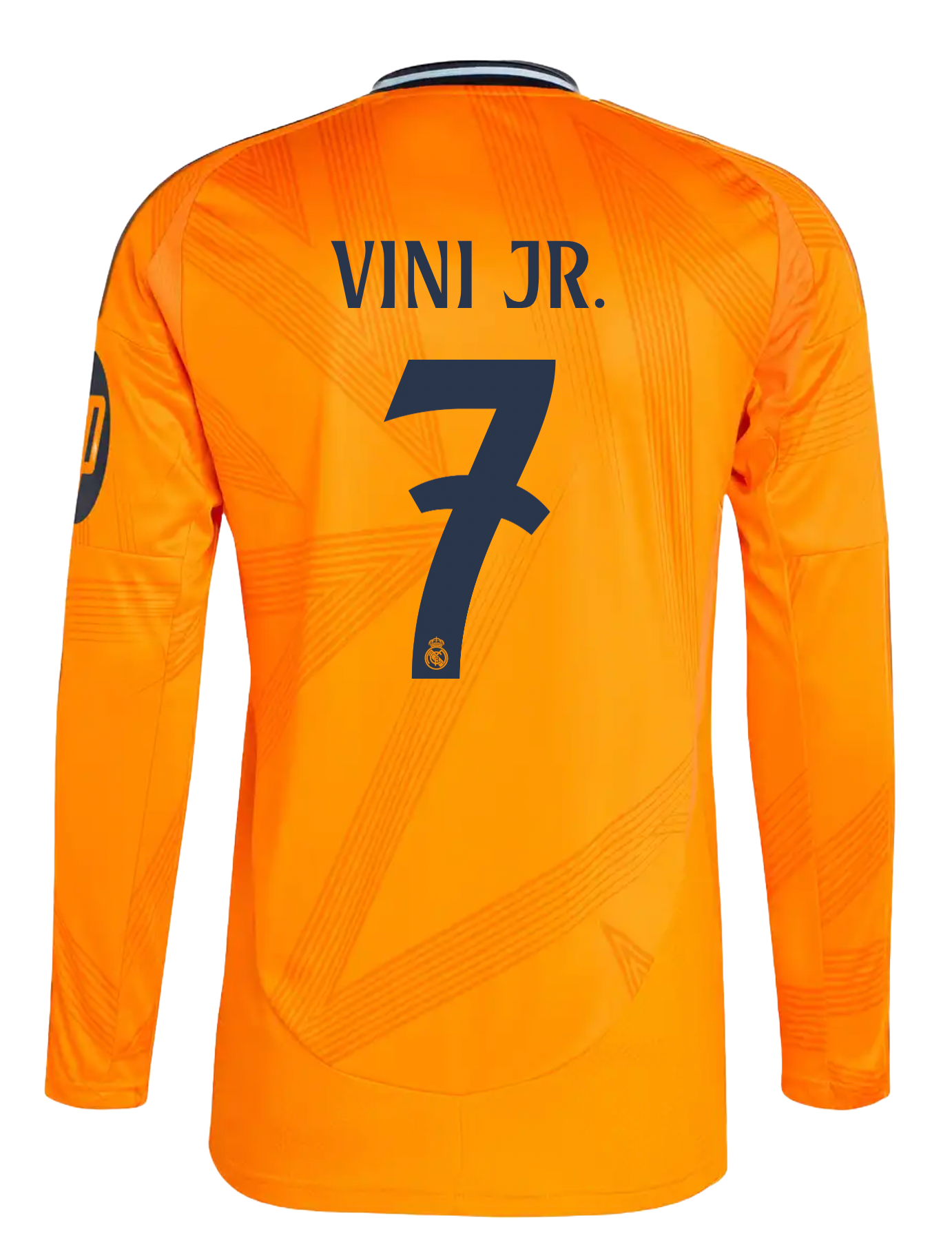 VINI JR #7 Real Madrid 24/25 Men's Away Long Sleeve Shirt