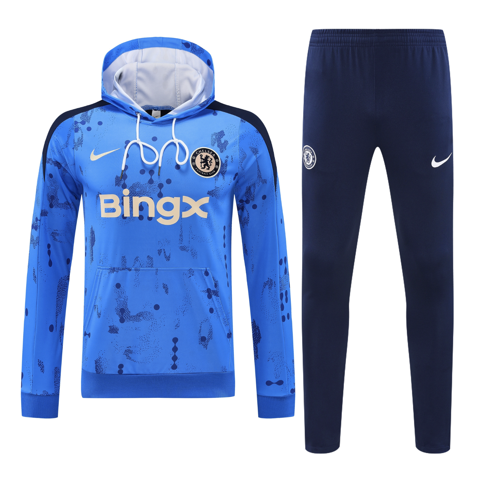 Chelsea 24/25 Men's Blue Pre-Match Hoodie Tracksuit